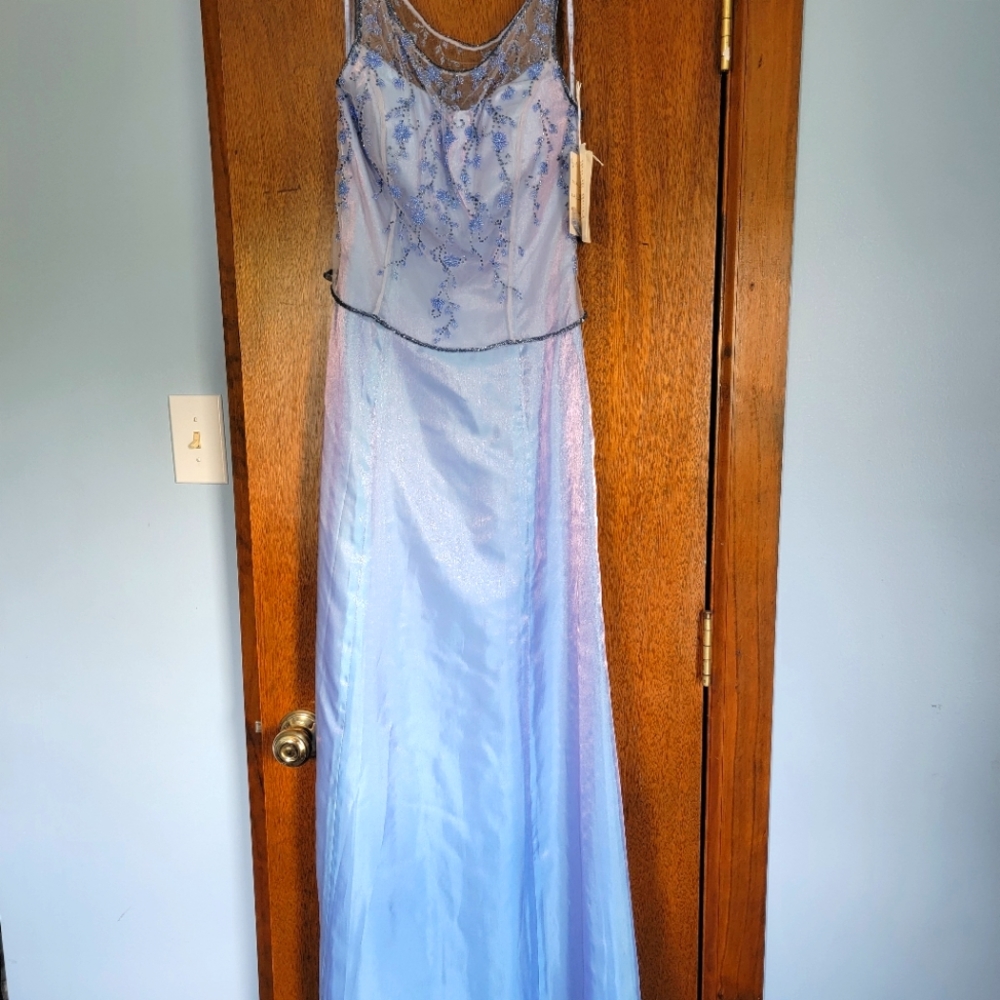 Precious Formals Periwinkle Dress